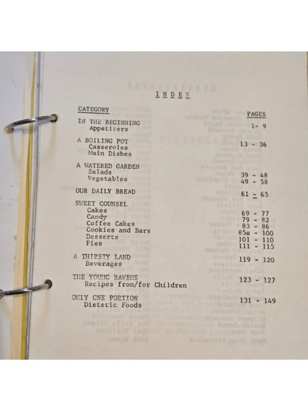 Vintage 1979 Cookbook Grace Presbyterian Church Wichita Kansas Recipe Book